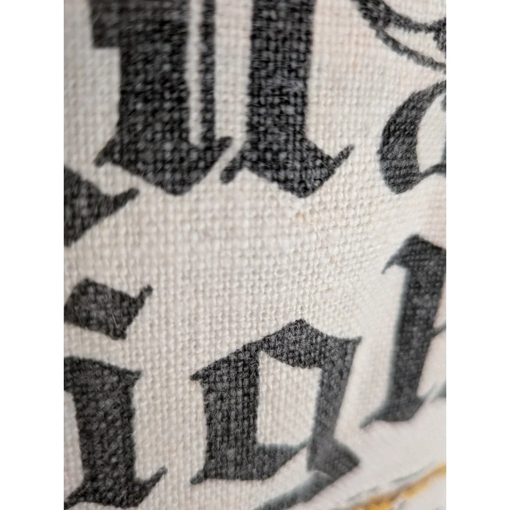 Vintage 1967 Linen Calendar Tea Towel Bless This House Wall Hanging Mid Century